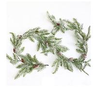 Ghirlanda Natalizia,Ghirlanda Natale 17. 0cm. Decor Di Natale Rattan. Fai Da Te Garland Albero Ornamenti Green Tree Rami Forniture For Feste(B)