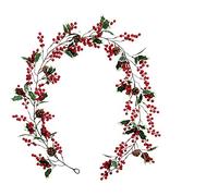 Ghirlanda Natalizia,Ghirlanda Natale 17. 0cm. Decor Di Natale Rattan. Fai Da Te Garland Albero Ornamenti Green Tree Rami Forniture For Feste(A-2)