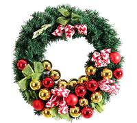 Ghirlanda Natalizia Ghirlande Natalizie per la Porta d'ingresso Ghirlanda Natalizia Floreale Appesa alla Porta Casa e Festa Decorazione Natalizia Interno Esterno Decorazioni per la casa Ghirlande