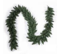 Ghirlanda natalizia in pino da 90 cm, decorativa per interni ed esterni, ideale per feste e ambienti festivi.