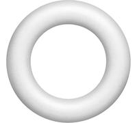 GHIRLANDA natalizia in polistirolo 20 CM base piatta DA DECORARE X PATCHWORK DECOUPAGE