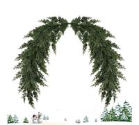 Ghirlanda natalizia per caminetto, 120 cm, realistica | Swag natalizio alla cassetta delle lettere come ghirlanda verde per interni, casa, soggiorno, camera da letto, ufficio