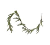 Ghirlanda natalizia, piccola decorazione natalizia, vegetazione artificiale curva con foglie rigogliose e struttura robusta, crea un'atmosfera stagionale invitante tutto l'anno, ideale per porte, fine