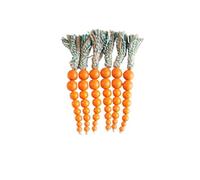 Ghirlanda pasquale di perline in legno - decorazione pastorale a forma di carota con nappe per la decorazione della casa primaverile (Tassel (prezzo unico))