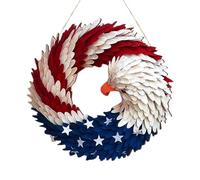 Ghirlanda Patriottica - Corona Patriottica Di Luglio, Ghirlande Per L'indipendenza, Bandiera Aquila Blu Bianca Rossa | Decorazione Della Terrazza | Wings Garland, Decorazioni Per Il Giorno 'Indipe