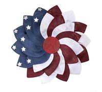 Ghirlanda patriottica per porta d'ingresso per celebrare i 250 anni di identità resistente alle intemperie in tessuto misto (1)