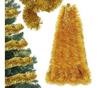 Ghirlanda per albero di Natale oro 6m