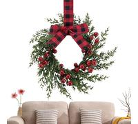 Ghirlanda Per Porta Di Natale | Decorazione Stagionale Artificiale Da 10 Pollici, Ghirlanda Decorativa Per Le Vacanze, Per I Proprietari Di Case Decoratori Chiesa Ufficio Appartamento Caffetteria Port