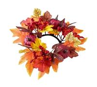 Ghirlande Anelli Autunnali | Anello Per A Colonna,Ghirlanda Casa Foglie D Acero Zucche Bacche,per Ringraziamento Halloween Matrimonio Centrotavola Autunno