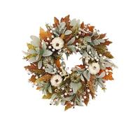 Ghirlande Autunnali Per Porta D'ingresso - Fall Halloween Greath Con | Versatili Foglie Di Acero Raccolto Decorazioni Per La Casa Per Esterno All'autunno Autunno Giardino Portico Patio Appartame