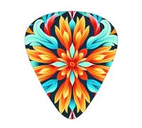 Ghirlande colorate in crescita Plettri per chitarra eleganti e durevoli, tre tipi di plettri per chitarra sottili, medi e pesanti (12 pezzi), adatti per chitarra, basso, chitarra elettrica, ukulele,