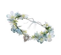 Ghirlande con ciondolo sulla fronte corone fascia per capelli per danza fiore fascia per il giardino matrimonio vestirsi festival copricapo