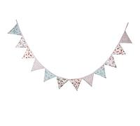 Ghirlande decorative, Bandierine autunnali in tessuto di cotone da 12 pezzi, 3,2 m(No154)