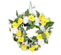 Ghirlande di cuore di San -Ghirlanda decorativa a forma di cuore, ghirlanda per porta artificiale rosa romantica per San, regalo di nozze anniversario decorazione per la casa