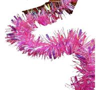 Ghirlande di lamé, Decorazione ghirlanda di orpelli multicolore da 3 pezzi 2 m, larghezza 5-9 cm(Light Pink,9cm)