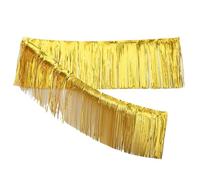 Ghirlande di lamé, Ghirlanda di orpelli 2 pezzi nappe in lamina multicolore da 3,0 m(Gold)