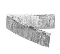 Ghirlande di lamé, Ghirlanda di orpelli 2 pezzi nappe in lamina multicolore da 3,0 m(Silver)