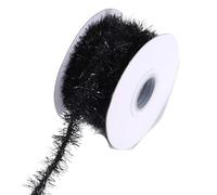 Ghirlande di lamé, Nastro ghirlanda Tinsel multicolore 10 metri(Black)
