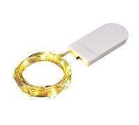 Ghirlande di luci fata a LED, 1 metro con batterie, decorazione natalizia per interni per feste