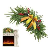 Ghirlande di Natale per la Porta d'Ingresso | 69 Cm Pino Artificiale - Corona Di Natale Artificiale Per Porta D'Ingresso | Per Interno Parete Soggiorno Camera Da Ufficio Cascina Portico Inverno