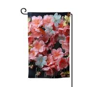 Ghirlande Fiori Belle Bandiere da giardino verticale doppia faccia bandiera casa 30,5 x 45,7 cm Primavera Estate Stagionale Bandiera Vacanze Agriturismo Cortile Decorazione da appendere per esterni