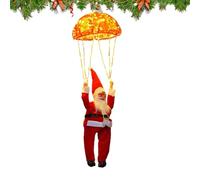 Ghirlande luminose di Natale per esterni,Paracadute Babbo Natale LED | ghirlande per esterni | per albero, finestra, soggiorno, camera da , giardino, cortile, patio, portico,