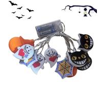 Ghirlande Luminose Halloween - Illuminazione Per Interni Decorativa | Decorazione Resistente alle Intemperie per Balcone Recinzione Albero Giardino Cortile Terrazza Interna