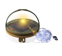 Ghirlande luminose ricaricabili, luci a LED da campeggio | Luci a LED solari ricaricabili tramite USB,Luci portatili a luminosità regolabile, luci a risparmio energetico per le lezioni, la ra