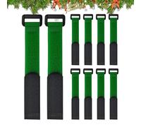 Ghirlande Nastri Per Scale | 10 Pezzi Cinghie Regolabile Per Ghirlande E Piante Di Natale,Fissaggio Corrimano Albero Di Natale,Per Giardino Esterno Rami Piante Verdi Porta Anteriore Ingresso Camino