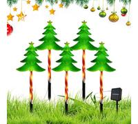 Ghirlande natalizie - 5 pezzi LED albero di caramelle - per esterni, decorazioni natalizie, per feste, giardino, cortile, patio, paesaggio, prato, recinzione, balcone