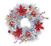 Ghirlande Natalizie,Decorazione Natalizia Da 45 Cm | Ghirlande Natalizie per la Porta d'Ingresso,Per Parete, Portico, Casa, Tavolo, Inverno, Mensola Del, Finestra E Halloween