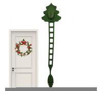 Ghirlande natalizie - Ghirlande | Gancio per ghirlanda in silicone | Ghirlande decorative adesive natalizie Tiies per ringhiere all'aperto Calza Scale Porta | Ghirlande Tie Struttura da
