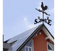 Ghisa Banderuola Tetto Meteo Vane con Animale Silhouette Ornamento