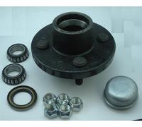 Ghisa Ferro da Stiro 4 Manico Hub Con 1 " Cuscinetti Grasso Seal Polvere Tappo &