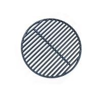 Ghisa rotonda for griglia a maglie for barbecue, accessorio nero for arrostire uniformemente la carne, si adatta a diverse misure(25CM)