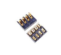 GHJ567RE 10 pz 4 Posizioni Contatto a Compressione a Molla Passo 2,5 mm 4 Pin, connettore Maschio Montaggio Superficiale PCB contatti modulari Batteria(Height2.0mm)
