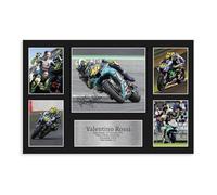 GHJIG Poster da parete su tela, motivo: pilota Valentino Rossi (2), decorazione artistica da parete per soggiorno e camera da letto, 60 x 90 cm