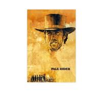 GHJIG Poster su tela dell'attore Clint Eastwood, senza cornice, 50 x 75 cm