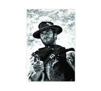 GHJIG Poster su tela dell'attore Clint Eastwood, senza cornice, 50 x 75 cm