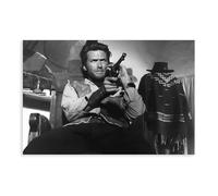 GHJIG Poster su tela dell'attore Clint Eastwood, senza cornice, 50 x 75 cm