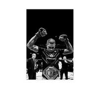 GHJIG Poster su tela di Alex Pereira con atleta di boxe, senza cornice, 50 x 75 cm