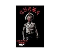 GHJIG Poster su tela di Alex Pereira con atleta di boxe, senza cornice, 50 x 75 cm