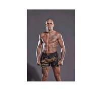 GHJIG Poster su tela di Alex Pereira con atleta di boxe, senza cornice, 50 x 75 cm