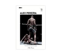 GHJIG Poster su tela di Alex Pereira con atleta di boxe, senza cornice, 50 x 75 cm