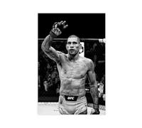 GHJIG Poster su tela di Alex Pereira con atleta di boxe, senza cornice, 50 x 75 cm