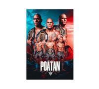 GHJIG Poster su tela di Alex Pereira con atleta di boxe, senza cornice, 50 x 75 cm
