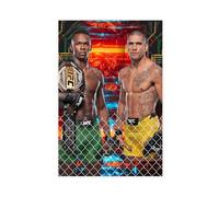 GHJIG Poster su tela di Alex Pereira con atleta di boxe, senza cornice, 50 x 75 cm