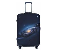 Ghjkfbf Universe Via Lattea Galaxy Stampa Bagagli Valigie Copertura Protettiva Bagagli Lavabile Con Cerniera Nascosta, nero, Medium