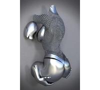 GHJKL Statua in metallo 3D, arte dell'amore, baci, abbraccio, coppia di poster artistici da parete, soggiorno, senza cornice (statua 08,80 x 120 cm), 1 pezzo