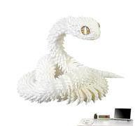 Ghjkldha Articulated Snake, Realistic Articulated Animal Figure 29.53 inches, Flexible Prank Toy for Desk Table Shelf Dashboard Car Interior Bedroom Decoration, High-Precision Workmanship